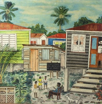 Lot 886 - Elinus Cato (West Indian, 1933-2004)/Home...