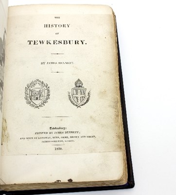 Lot 5 - Bennett (J) The History of Tewkesbury, 1830,...