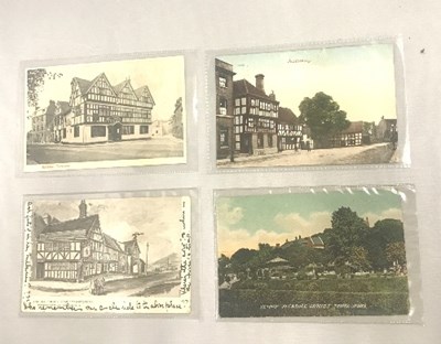 Lot 19 - Thirty-one postcards of Tewkesbury, including...