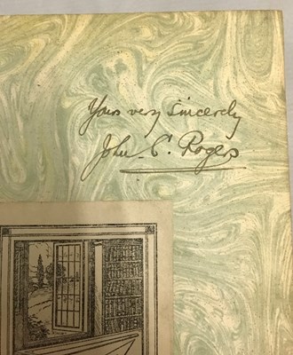 Lot 57 - Rogers (J C) English Furniture, London 1923,...