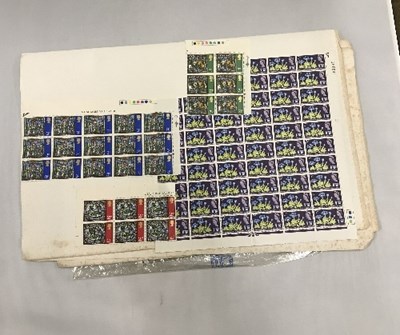 Lot 67 - A quantity of whole and part sheets of stamps,...