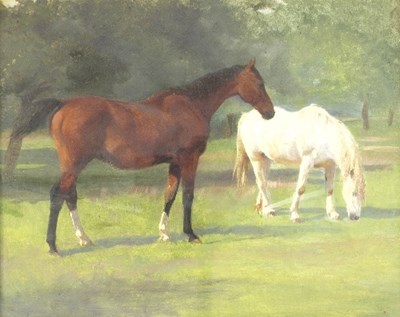 Lot 126 - Kate S Badcock/Bay and Grey Pony in a...