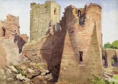 Lot 142 - Isobel B Badcock/Goodrich Castle/watercolour,...