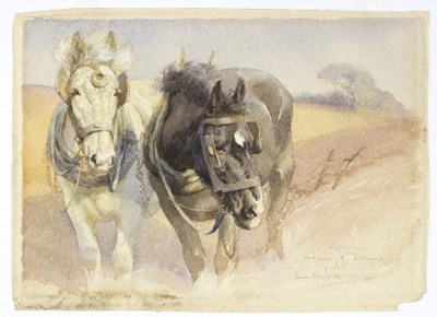 Lot 178 - Lucy Kemp-Welch (British 1869-1958)/The Plough...