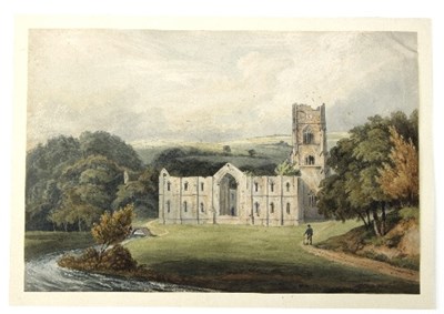 Lot 181 - Attributed to William Payne/Abbey Ruin on the...