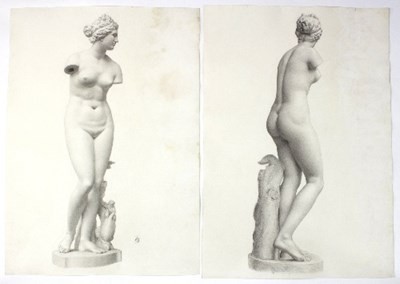 Lot 200 - CHD/Studies of a Statue of a Naked Goddess/a...