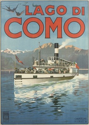 Lot 210 - Lago di Como/Italian Travel Poster, circa...