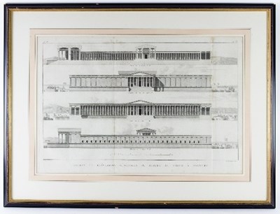 Lot 236 - Ransonnette after Cassa/Coupes et Elevations...