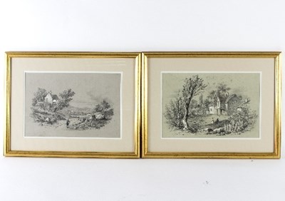 Lot 281 - 19th Century English School/Cottages and...