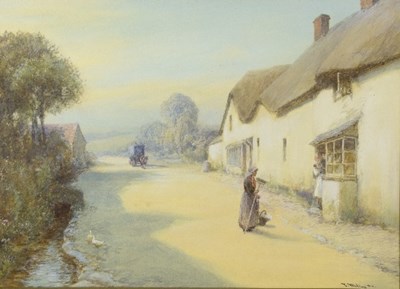 Lot 342 - John White (1851-1933)/"Buy a Broom", Axmouth...