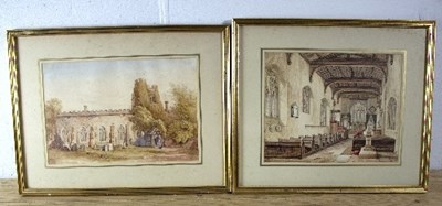 Lot 344 - Mid 19th Century English School/Interior View...