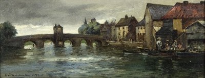 Lot 379 - John Muirhead (British 1863-1927)/The Bridge...