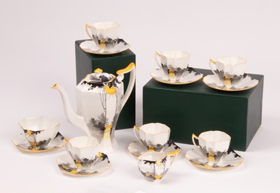 Lot 124 - A Shelley Queen Anne coffee service