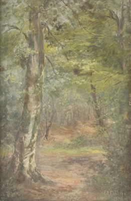 Lot 389 - F A Collier/Woodland Landscape/signed and...