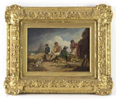 Lot 399 - Manner of George Morland/Figures on the...