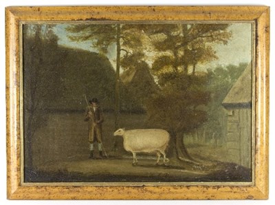 Lot 431 - Early 19th Century Naive School/Shepherd with...