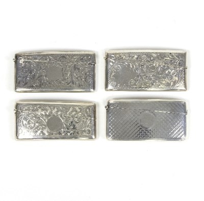 Lot 509 - A silver visiting card case, W N, Chester 1901,...