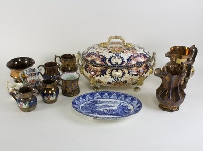 Lot 669 - A collection of copper lustre