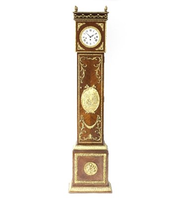 Lot 728 - A grandmother clock of late 18th Century...