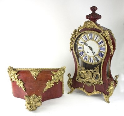 Lot 739 - A Louis XIV style gilt metal mounted bracket...