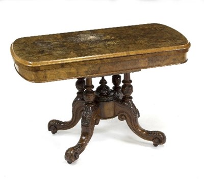 Lot 783 - A 19th Century walnut and inlaid rectangular...