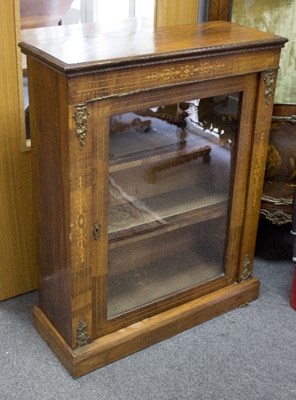 Lot 803 - A 19th Century walnut chiffonier inlaid with...