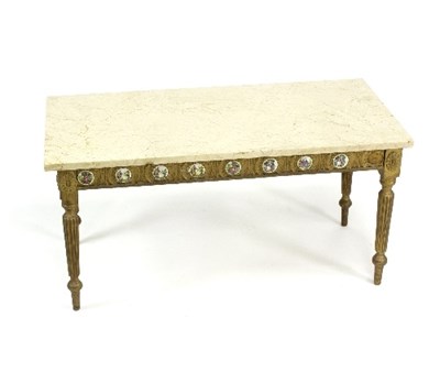 Lot 811 - A modern giltwood occasional table with...