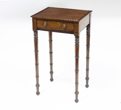 Lot 816 - A Regency mahogany occasional table with ebony...