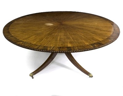 Lot 850 - A 19th Century mahogany breakfast table, the...