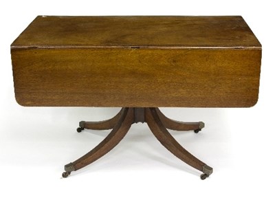 Lot 853 - A 19th Century mahogany Pembroke table on four...