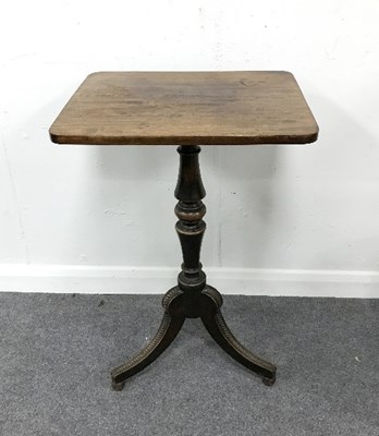 Lot 892 - A Regency mahogany table on a turned column...