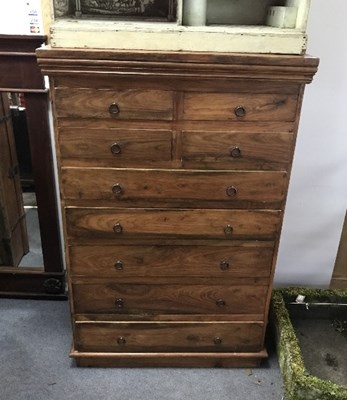 Lot 915 - A cedarwood chest of Cotswold design, fitted...