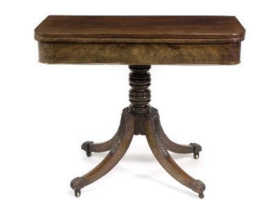 Lot 978 - A 19th Century mahogany tea table, the...