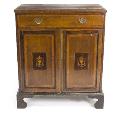 Lot 992 - A 19th Century mahogany and inlaid side...