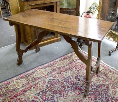 Lot 1036 - An Italian walnut refectory table, 18th...