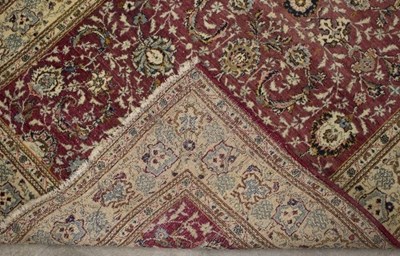Lot 1138 - An Eastern rug with central blue medallion to...