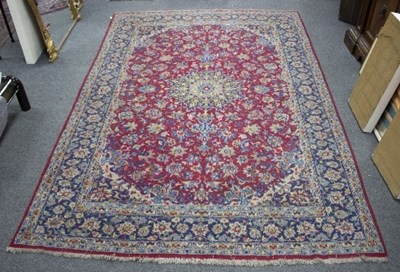 Lot 1141 - A Mashad carpet, North East Persia, 234cm x 219cm