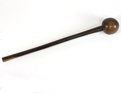 Lot 1173 - A 19th Century lignum knobkerrie, traditional...