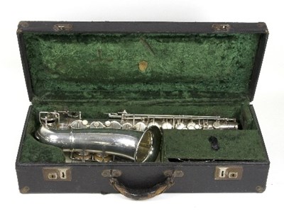 Lot 1290 - A Boosey and Hawkes saxophone, the B & H '32'...