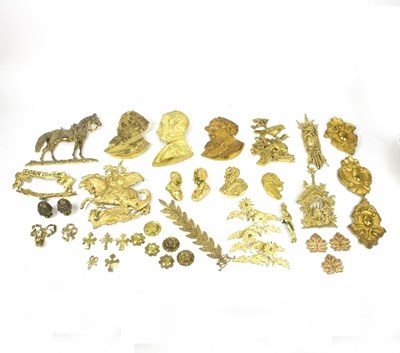 Lot 1295 - Twenty-eight ormolu and gilt metal mounts...