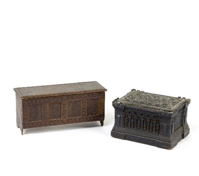 Lot 1320 - A Renaissance style casket, 21cm wide, a...