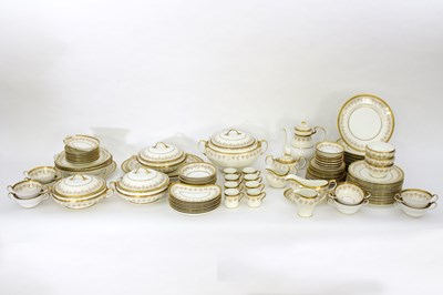 Lot 72 - An Aynsley Gold Dowery dinner service,...