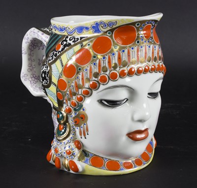 Lot 77 - A Soviet porcelain jug, Lomonosov factory,...