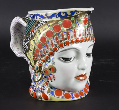 Lot 78 - A Soviet porcelain jug, Lomonosov factory,...