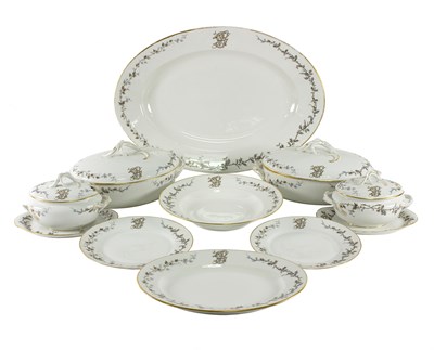 Lot 89 - A Haviland & Co. Limoges dinner service,...