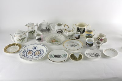 Lot 102 - A large quantity of souvenir pottery and...