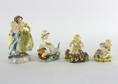 Lot 112 - A Royal Worcester figure 'A Woodland Dance'...