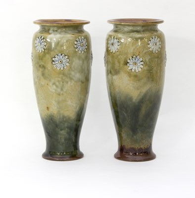 Lot 147 - A pair of Art Nouveau style Royal Doulton...