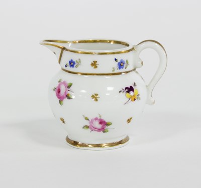 Lot 179 - A Chamberlain Worcester miniature jug, painted...