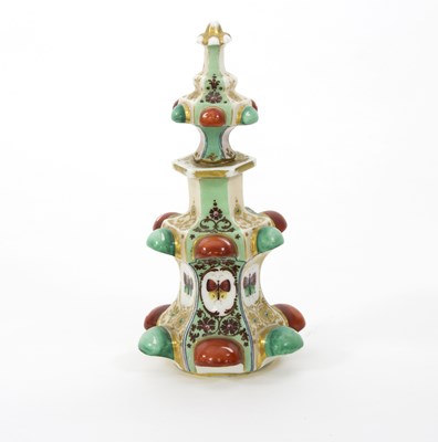 Lot 200 - A French porcelain scent bottle, circa 1850,...